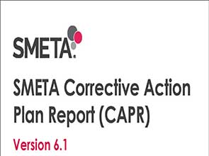 SMETA Corrective Action Plan Report (CAPR)