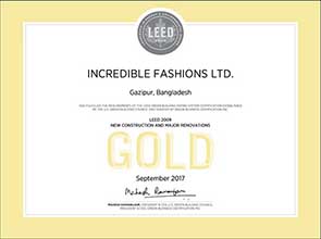 LEED certificate